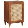 vidaXL Badezimmerschrank mit T&uuml;r Braun 38 x 33,5 x 58 cm Holzwerkstoff