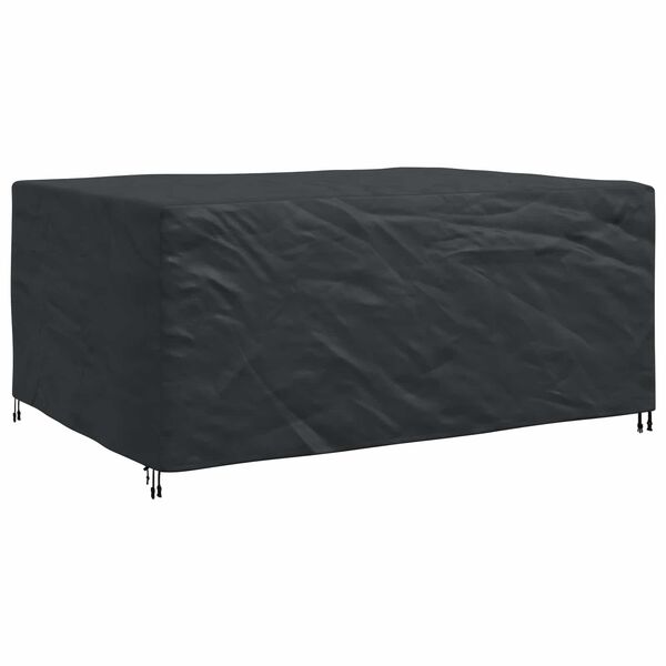 vidaXL M&ouml;belbezug Uni Schwarz 240 x 160 x 100 cm 210D