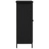 vidaXL Sideboard Schwarz Eichen-Optik 70 x 30 x 80 cm Holzwerkstoff