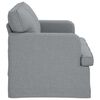 vidaXL Sofa Hellgrau Gesamtabmessungen: 144 x 80 x 85 cm (B x T x H)