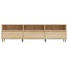 vidaXL TV-Schrank Sonoma-Eiche 150x30x44,5 cm Holzwerkstoff