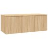 vidaXL TV-Schrank Sonoma-Eiche 80x34x30 cm Holzwerkstoff