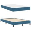 vidaXL Boxspringbett mit Matratze Dunkelblau 120 x 210 cm Stoff