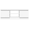 vidaXL TV-Schrank mit T&uuml;r Wei&szlig; 102x30x36 cm