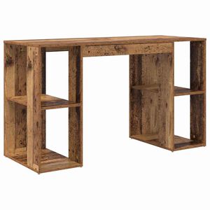 vidaXL Schreibtisch Altholz Holzwerkstoff 130 x 50,5 x 75 cm