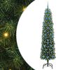 vidaXL K&uuml;nstlicher Weihnachtsbaum mit 300 LEDs mit St&auml;nder Gr&uuml;n 210 cm