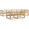 vidaXL Outdoor-Sofagarnitur 8 pcs Wei&szlig; 325 x 166,5 x 73 cm