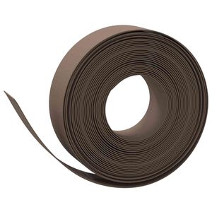 vidaXL Gartenumrandung 25 m 15 cm PE Braun