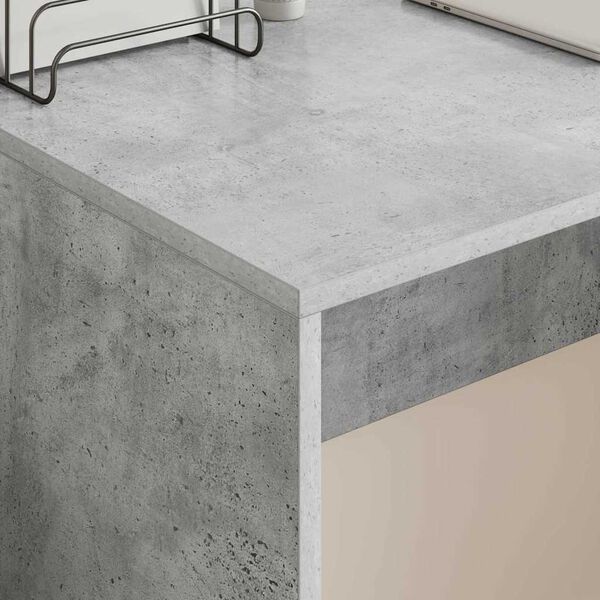 vidaXL Schreibtisch Beton Grau 109 x 50 x 78 cm Holzwerkstoff