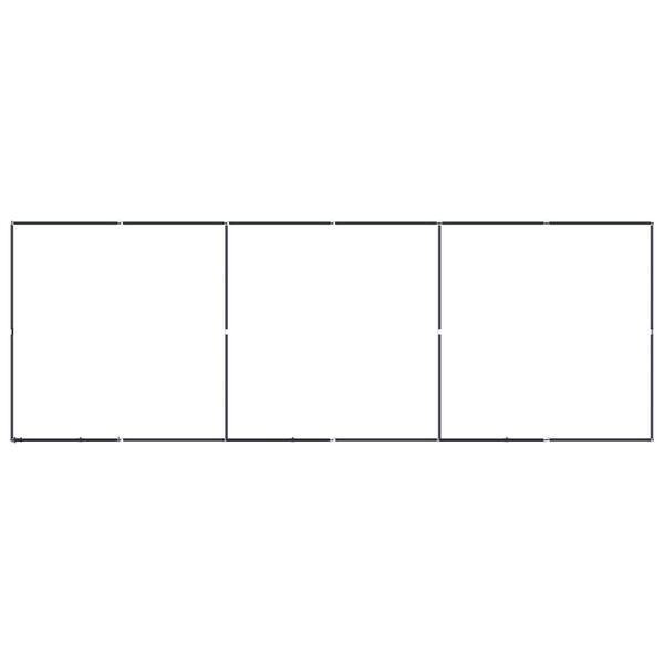 vidaXL Outdoor-Hundezwinger Stahl 11,06 m²