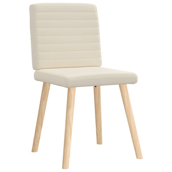 vidaXL Esszimmerst&uuml;hle 4 Stk. Leinen