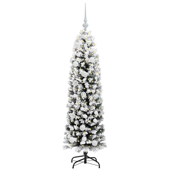 vidaXL K&uuml;nstlicher Weihnachtsbaum mit 150 LEDs mit St&auml;nder Gr&uuml;n 150 cm