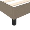vidaXL Boxspringbettgestell Taupe 140x190 cm Stoff