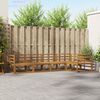 vidaXL Outdoor-Sofagarnitur 5 pcs Natur Massivholz Akazie