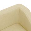 vidaXL Hundesofa Creme 85x50x39 cm Leinen