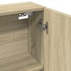 vidaXL Bad-Spiegelschrank Sonoma-Eiche 64,5x20x66,5 cm Holzwerkstoff