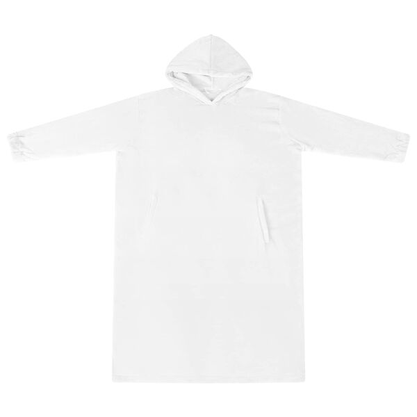 vidaXL Decken-Hoodie Wei&szlig; S Flanell
