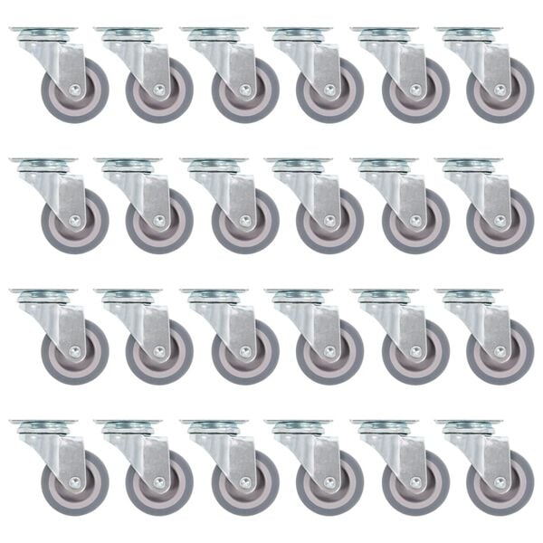 vidaXL Lenkrollen 24 Stk. 50 mm