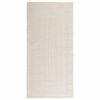 vidaXL Teppich ZIZUR Creme 100x200 cm Jute-Optik Indoor und Outdoor