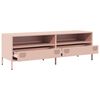 vidaXL TV-Schrank Rosa 135x39x43,5 cm Kaltgewalzter Stahl