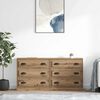 vidaXL Sideboards 2 pcs Artisan-Eiche 70 x 35,5 x 67,5 cm
