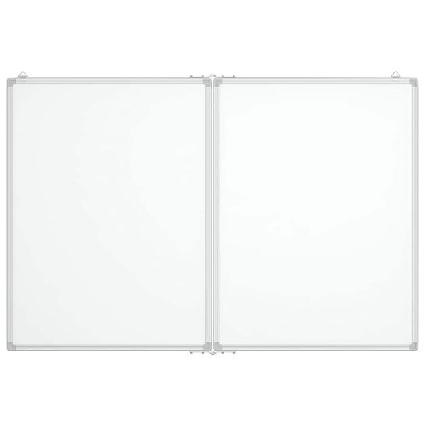 vidaXL Magnetisches Whiteboard Klappbar 100x80x1,7 cm Aluminium