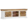 vidaXL TV-Schrank 118x30x40 cm Massivholz Mango