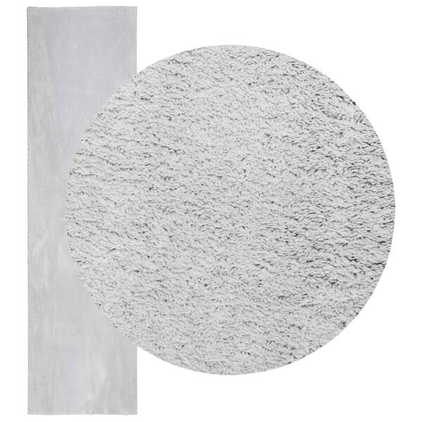 vidaXL Bereichsteppiche Rechtwinklig HUARTE Grau 1000 x 80 cm