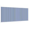 vidaXL Einziehbare Markise Blau und Wei&szlig; 300 x 250 cm