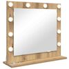 vidaXL Waschtischspiegel Artisan-Eiche 60 x 55 x 18 cm Rechtwinklig