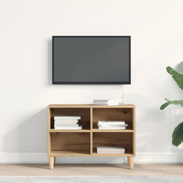 vidaXL TV-Schränk Braun 69,5 x 30 x 50 cm Holzwerkstoff