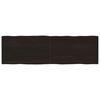 vidaXL Tischplatte 200x60x(2-4) cm Massivholz Behandelt Baumkante