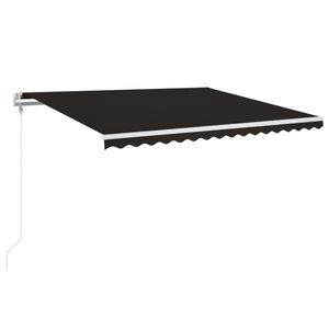 vidaXL Markise Automatisch Einziehbar 400x350 cm Anthrazit