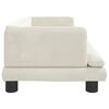 vidaXL Hundebett Creme 80x45x30 cm Samt