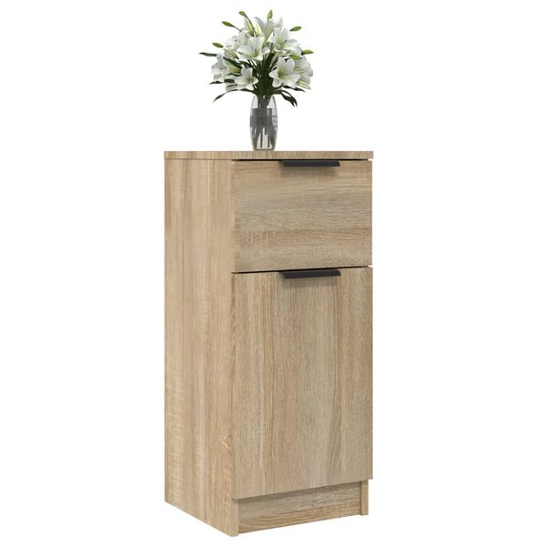 vidaXL Sideboard Sonoma-Eiche 30x30x70 cm Holzwerkstoff