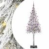 vidaXL Weihnachtsbaum Wei&szlig; 180 cm PE und Stahl