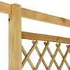 vidaXL Eckpergola mit Bank 166x81x174 cm Kiefernholz Imprägniert