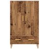 vidaXL Highboard Altholz-Optik 70x31x115 cm Holzwerkstoff