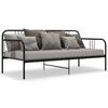 vidaXL Schlafsofa Bettgestell Schwarz Metall 90x200 cm