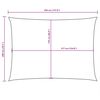 vidaXL Sonnensegel Oxford-Gewebe Rechteckig 2x3,5 m Orange