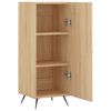 vidaXL Sideboard Sonoma-Eiche 34,5x34x90 cm Holzwerkstoff
