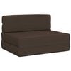 vidaXL Faltbares Sofa Bett Matratze Taupe 100 x 80 x 60 cm Stoff