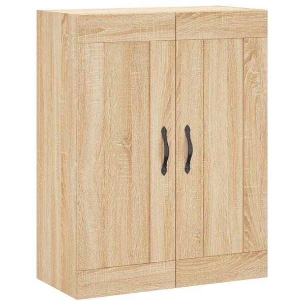 vidaXL Wandschrank Sonoma-Eiche 69,5x34x90 cm Holzwerkstoff