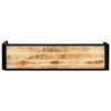 vidaXL Konsolentisch 140×35×76 cm Raues Massivholz Mango