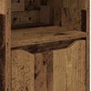 vidaXL Badezimmerschrank Altholz 30,5 x 30 x 195 cm Holzwerkstoff