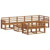 vidaXL Outdoor-Sofagarnitur 9 pcs Natur Massivholz Akazie