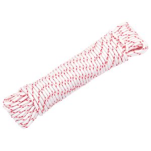 vidaXL Starterseil Wei&szlig; und Rot &Oslash;3 mm 10 m Nylon