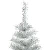 vidaXL Weihnachtsbaum mit 150 LEDs mit St&auml;nder Silber 120 cm PET