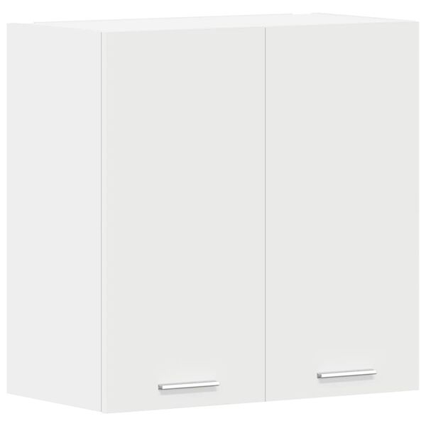 vidaXL H&auml;ngeschrank Lyon Hochglanz-Wei&szlig; 60x31x60 cm Holzwerkstoff