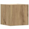 vidaXL 5-tlg. TV-Schrank-Set Wandmontage Artisan-Eiche Holzwerkstoff